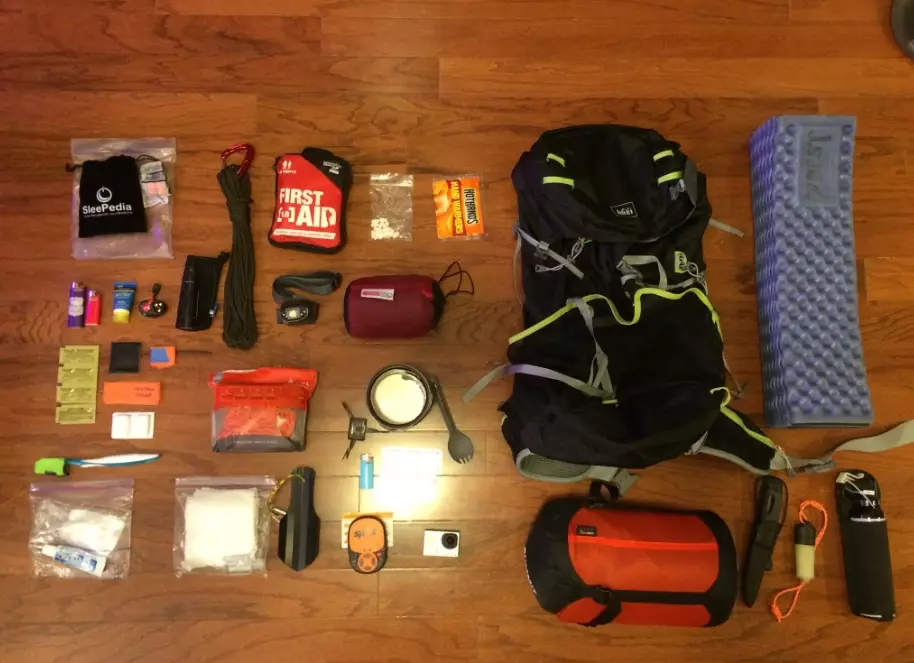 backpacking gear list